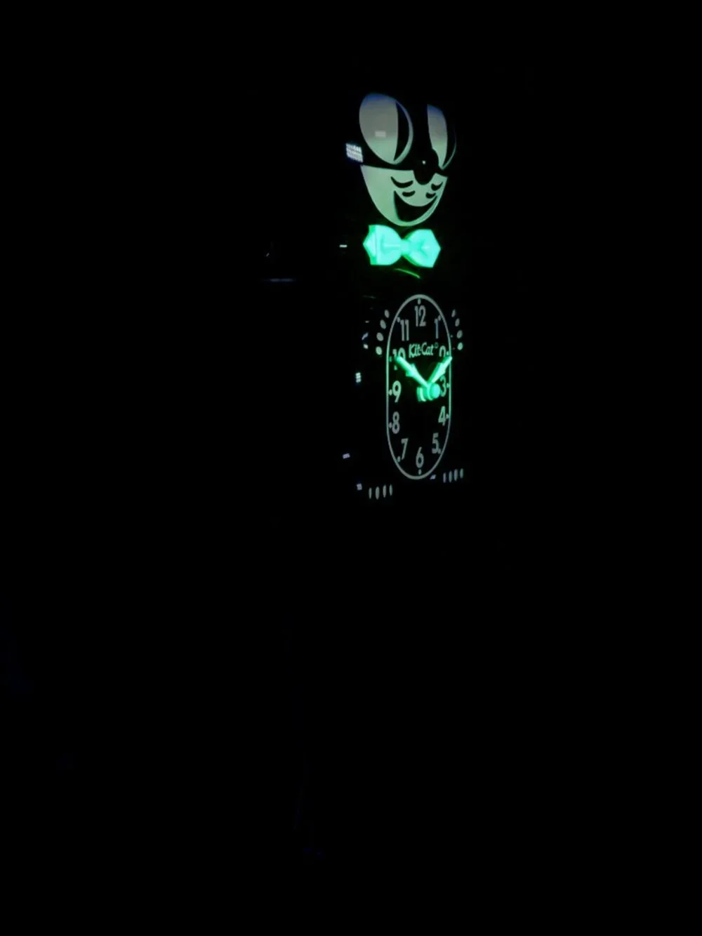 Original Classic Black Kit-Cat Klock Glow Edition